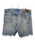 RRL (ダブルアールエル) CUT OFF DENIM SHORTS ブルー サイズ:38：8000円