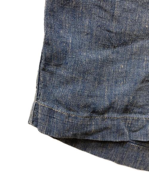 RRL（ダブルアールエル）RRL (ダブルアールエル) リネンショーツ ブルー サイズ:36の古着・服飾アイテム