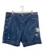 RRLダブルアールエル）の古着「DENIM UTILITY SHORTS」｜インディゴ