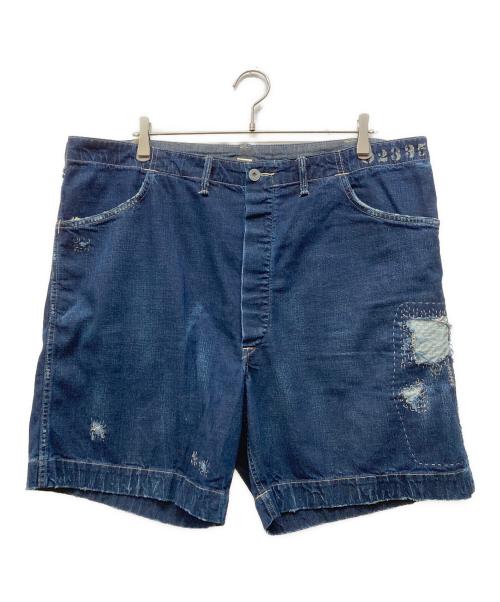 RRL（ダブルアールエル）RRL (ダブルアールエル) DENIM UTILITY SHORTS インディゴ サイズ:38の古着・服飾アイテム