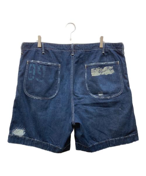 RRL（ダブルアールエル）RRL (ダブルアールエル) DENIM UTILITY SHORTS インディゴ サイズ:38の古着・服飾アイテム