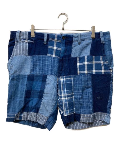 POLO RALPH LAUREN（ポロ・ラルフローレン）POLO RALPH LAUREN (ポロ・ラルフローレン) パッチワークショーツ インディゴ サイズ:38の古着・服飾アイテム