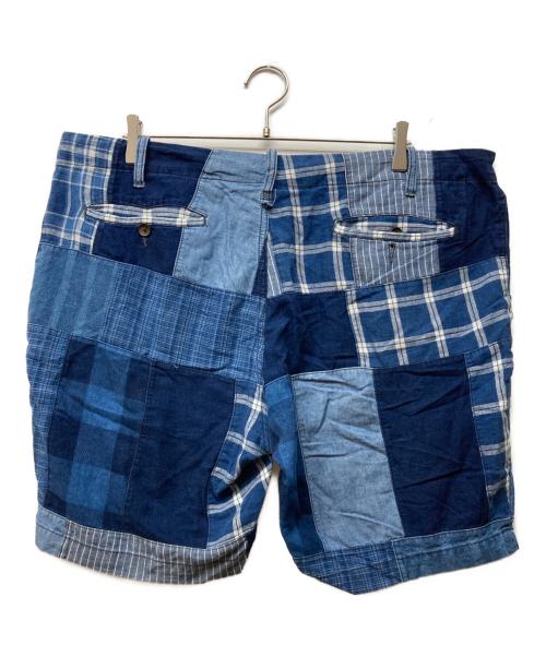 POLO RALPH LAUREN（ポロ・ラルフローレン）POLO RALPH LAUREN (ポロ・ラルフローレン) パッチワークショーツ インディゴ サイズ:38の古着・服飾アイテム