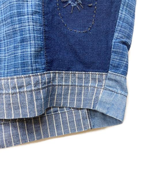 POLO RALPH LAUREN（ポロ・ラルフローレン）POLO RALPH LAUREN (ポロ・ラルフローレン) パッチワークショーツ インディゴ サイズ:38の古着・服飾アイテム