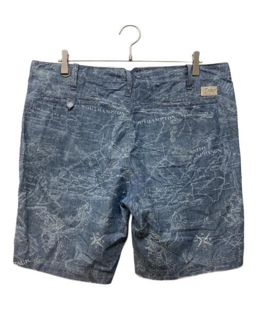 POLO RALPH LAUREN（ポロ・ラルフローレン）POLO RALPH LAUREN (ポロ・ラルフローレン) 総柄ハーフパンツ ブルー サイズ:36の古着・服飾アイテム