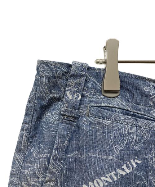 POLO RALPH LAUREN（ポロ・ラルフローレン）POLO RALPH LAUREN (ポロ・ラルフローレン) 総柄ハーフパンツ ブルー サイズ:36の古着・服飾アイテム