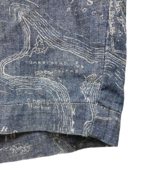 POLO RALPH LAUREN（ポロ・ラルフローレン）POLO RALPH LAUREN (ポロ・ラルフローレン) 総柄ハーフパンツ ブルー サイズ:36の古着・服飾アイテム