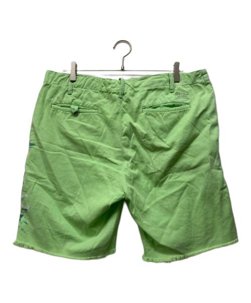 POLO RALPH LAUREN（ポロ・ラルフローレン）POLO RALPH LAUREN (ポロ・ラルフローレン) カジキプリントハーフパンツ グリーン サイズ:36の古着・服飾アイテム