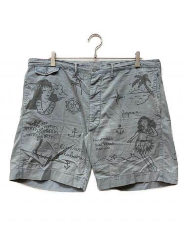 中古・古着通販】RRL (ダブルアールエル) ハワイアン柄チノショーツ