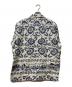 RRL (ダブルアールエル) PRINT LINEN CAMP SHIRT インディゴ×ホワイト サイズ:XL：25000円