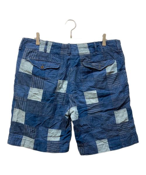 RRL（ダブルアールエル）RRL (ダブルアールエル) パッチワークインディゴショーツ インディゴ サイズ:36の古着・服飾アイテム