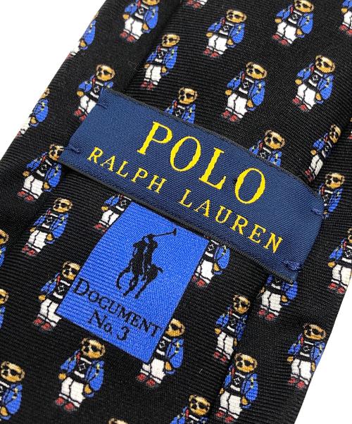 POLO RALPH LAUREN（ポロ・ラルフローレン）POLO RALPH LAUREN (ポロ・ラルフローレン) ポロベアーネクタイ ブラック サイズ:なしの古着・服飾アイテム