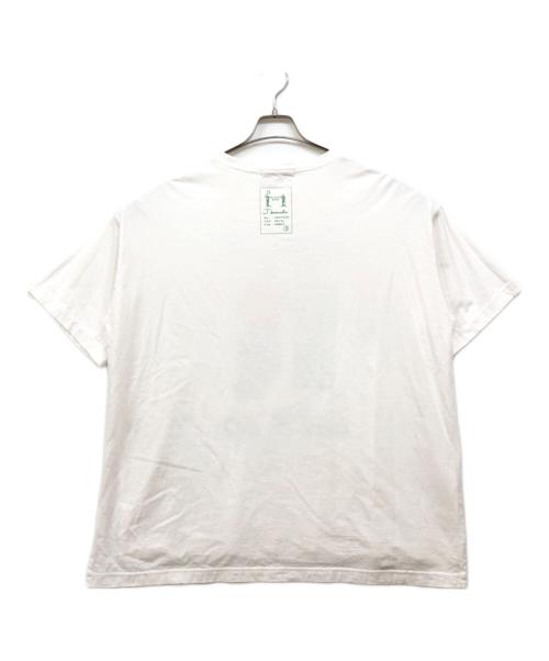 J.branche（ジェイブランシェ）J.branche (ジェイブランシェ) プリントTシャツ ホワイト サイズ:38の古着・服飾アイテム