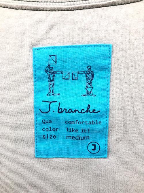 J.branche（ジェイブランシェ）J.branche (ジェイブランシェ) 人間だものT プルオーバー ブルー サイズ:Mの古着・服飾アイテム