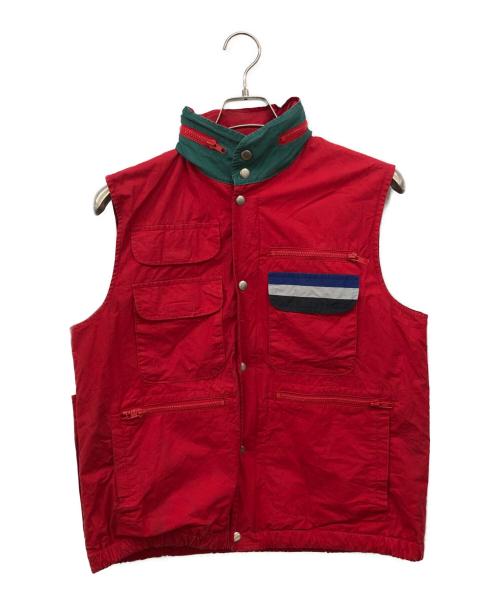 RALPH LAUREN（ラルフローレン）RALPH LAUREN (ラルフローレン) コットンベスト レッド サイズ:Mの古着・服飾アイテム