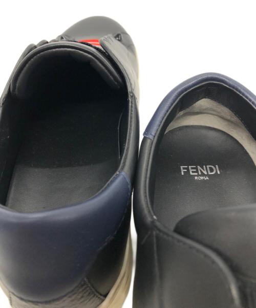 FENDI（フェンディ）FENDI (フェンディ) ローカットスニーカー ブラック サイズ:23ｃｍの古着・服飾アイテム