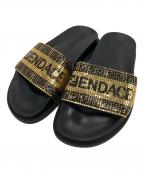 ）の古着「シャワーサンダル」｜ゴールド×ブラック