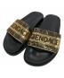 FENDI（フェンディ）の古着「シャワーサンダル」｜ゴールド×ブラック
