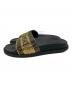 FENDI (フェンディ) VERSACE (ヴェルサーチェ) シャワーサンダル ゴールド×ブラック サイズ:36：12000円