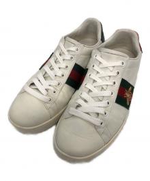 GUCCI（グッチ）の古着「シェリーラインローカットスニーカー」｜ホワイト