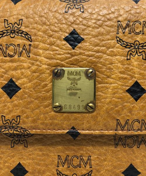 MCM（エムシーエム）MCM (エムシーエム) チェーンショルダーバッグ ブラウンの古着・服飾アイテム