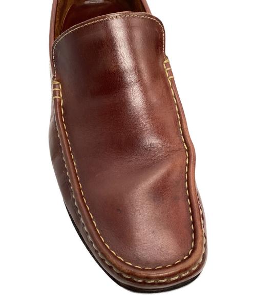 PARABOOT（パラブーツ）PARABOOT (パラブーツ) レザーモカシンシューズ ブラウン サイズ:サイズ表記無しの古着・服飾アイテム