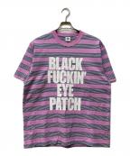 BlackEyePatchブラックアイパッチ）の古着「BFEP Striped Tee」｜ピンク