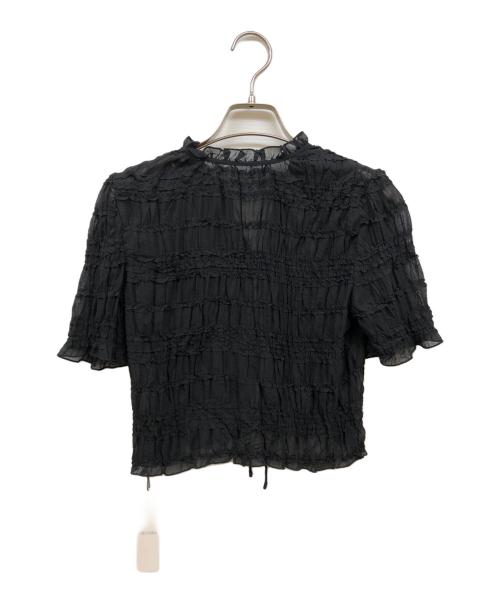 COCODEAL（ココディール）COCODEAL (ココディール) ティアードリボンブラウス ブラック サイズ:2 未使用品の古着・服飾アイテム