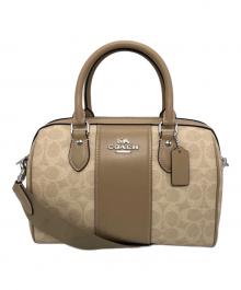 COACH（コーチ）の古着「ローアン サッチェル バッグ」｜ベージュ