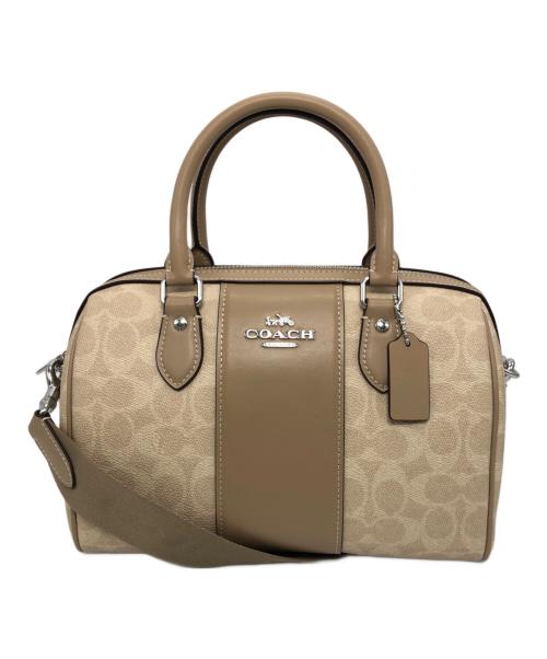 COACH（コーチ）COACH (コーチ) ローアン サッチェル バッグ ベージュ 未使用品の古着・服飾アイテム