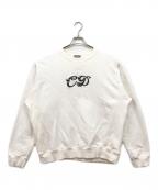 Dior×KENNY SCHARFディオール×ケニー・シャーフ）の古着「21SS コラボレーション クルーネックスウェットシャツ」｜ホワイト