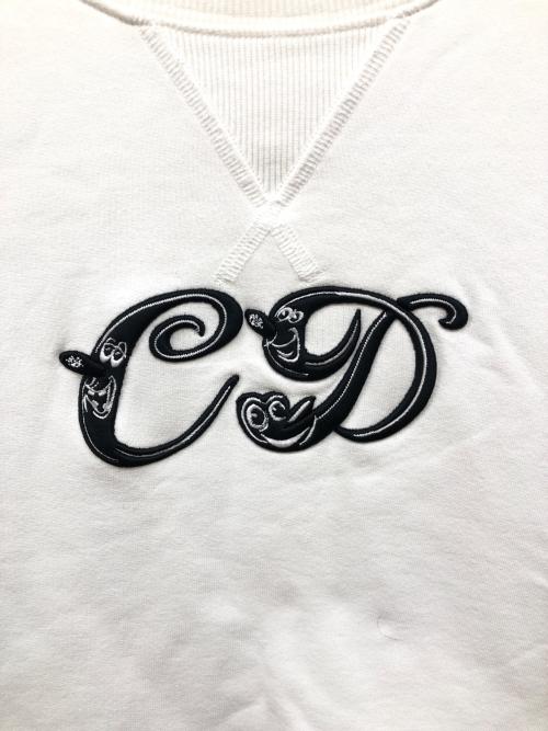 Dior（ディオール）DIOR (ディオール) KENNY SCHARF (ケニー・シャーフ) 21SS コラボレーション クルーネックスウェットシャツ ホワイト サイズ:XXLの古着・服飾アイテム