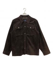 GAP（ギャップ）の古着「スウェードシャツジャケット」｜ブラウン