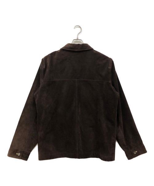 GAP（ギャップ）GAP (ギャップ) スウェードシャツジャケット ブラウン サイズ:Lの古着・服飾アイテム