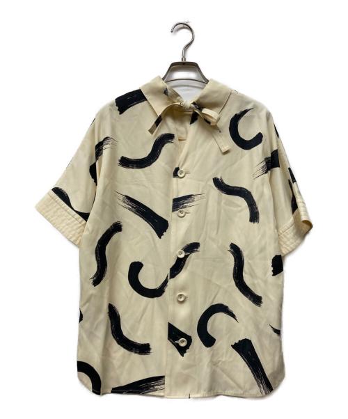 AKIKO AOKI（アキコ アオキ）AKIKO AOKI (アキコ アオキ) メルテッドカラーシャツ ベージュ サイズ:FREEの古着・服飾アイテム