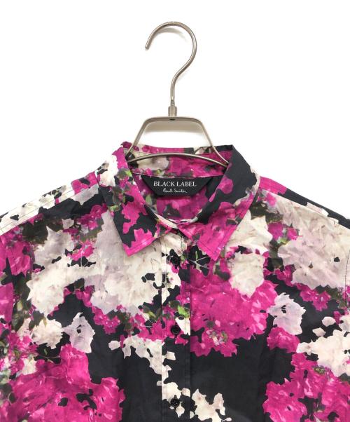 Paul Smith BLACK LABEL（ポールスミス ブラックレーベル）Paul Smith BLACK LABEL (ポールスミス ブラックレーベル) 花柄シャツ パープル サイズ:42の古着・服飾アイテム