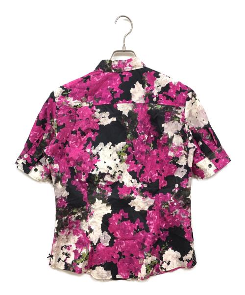 Paul Smith BLACK LABEL（ポールスミス ブラックレーベル）Paul Smith BLACK LABEL (ポールスミス ブラックレーベル) 花柄シャツ パープル サイズ:42の古着・服飾アイテム