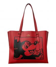 COACH×DISNEY（コーチ×ディズニー）の古着「トートバッグ」｜レッド
