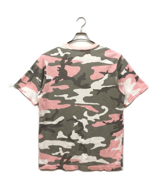SUPREME（シュプリーム）SUPREME (シュプリーム) 18SS POCKET TEE PINK CAMO ピンク×グレー サイズ:Mの古着・服飾アイテム