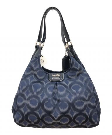 中古・古着通販】COACH (コーチ) マディソン ハンドバッグ ネイビー 