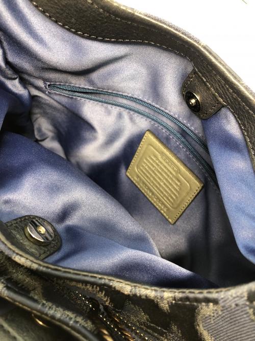 COACH（コーチ）COACH (コーチ) マディソン ハンドバッグ ネイビーの古着・服飾アイテム