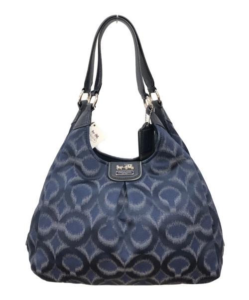 COACH（コーチ）COACH (コーチ) マディソン ハンドバッグ ネイビーの古着・服飾アイテム