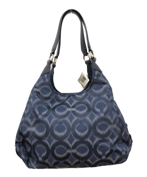COACH（コーチ）COACH (コーチ) マディソン ハンドバッグ ネイビーの古着・服飾アイテム