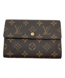 LOUIS VUITTON（ルイ ヴィトン）の古着「三つ折り財布」｜ブラウン