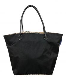 BURBERRY BLUE LABEL（バーバリー ブルー レーベル）の古着「トートバッグ」｜ブラック