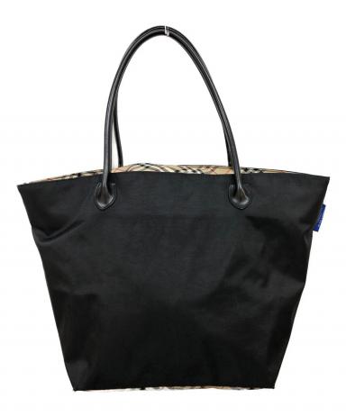再再値下げ！レア♡バーバリーブルーレーベル♡トートバッグ♡チャーム付き 中古・古着通販】BURBERRY BLUE LABEL (バーバリー ブルー レーベル