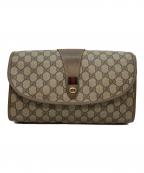 GUCCIグッチ）の古着「クラッチバッグ」｜ベージュ