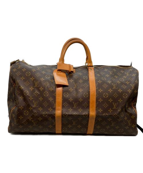 LOUIS VUITTON（ルイ ヴィトン）LOUIS VUITTON (ルイ ヴィトン) トラベルバッグ ブラウンの古着・服飾アイテム