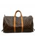 LOUIS VUITTON (ルイ ヴィトン) トラベルバッグ ブラウン：79000円