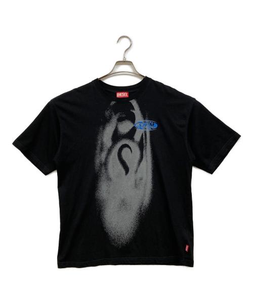 DIESEL（ディーゼル）DIESEL (ディーゼル) プリントTシャツ ブラック サイズ:Sの古着・服飾アイテム